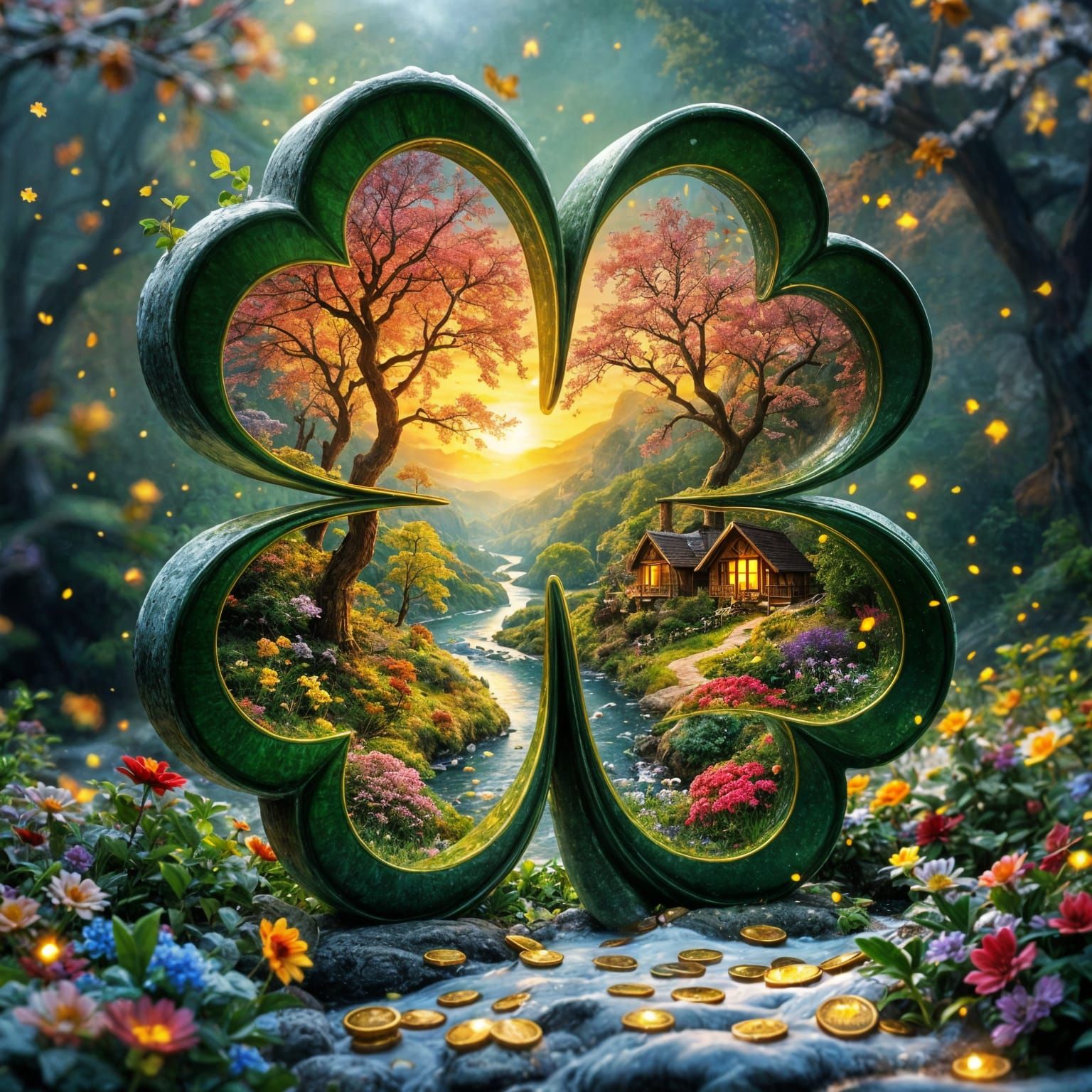 Lucky landscape 🍀🌈