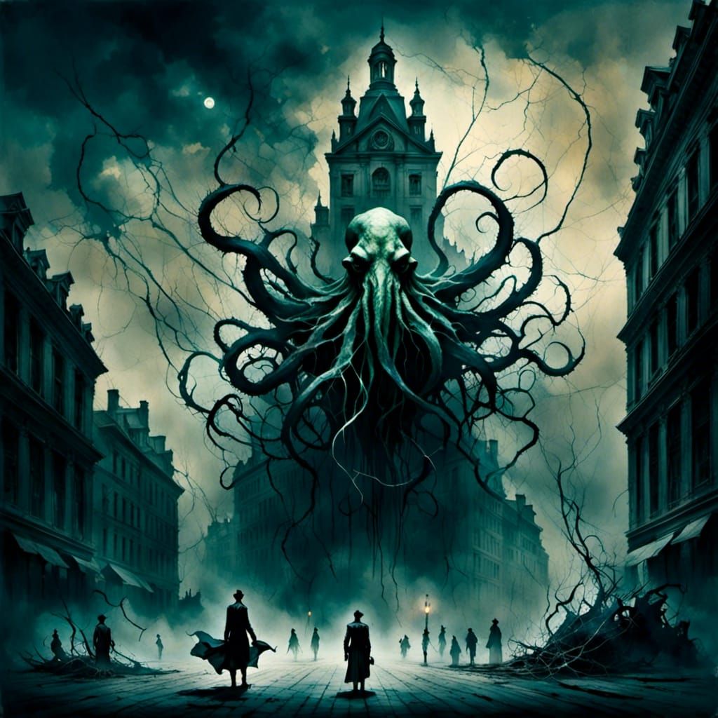 Cthulhu's Ominous Takeover of the City