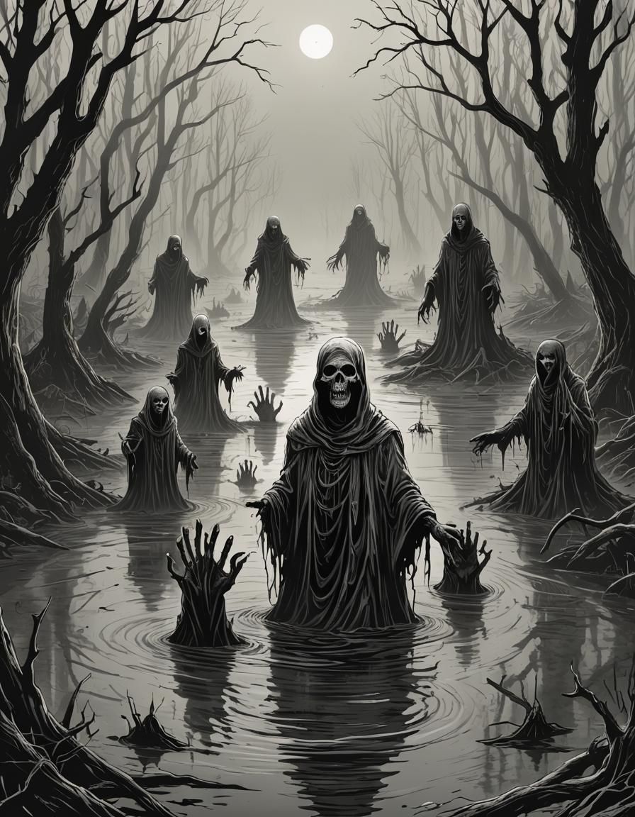 Gritty Horror Comic: Swamp of Souls
