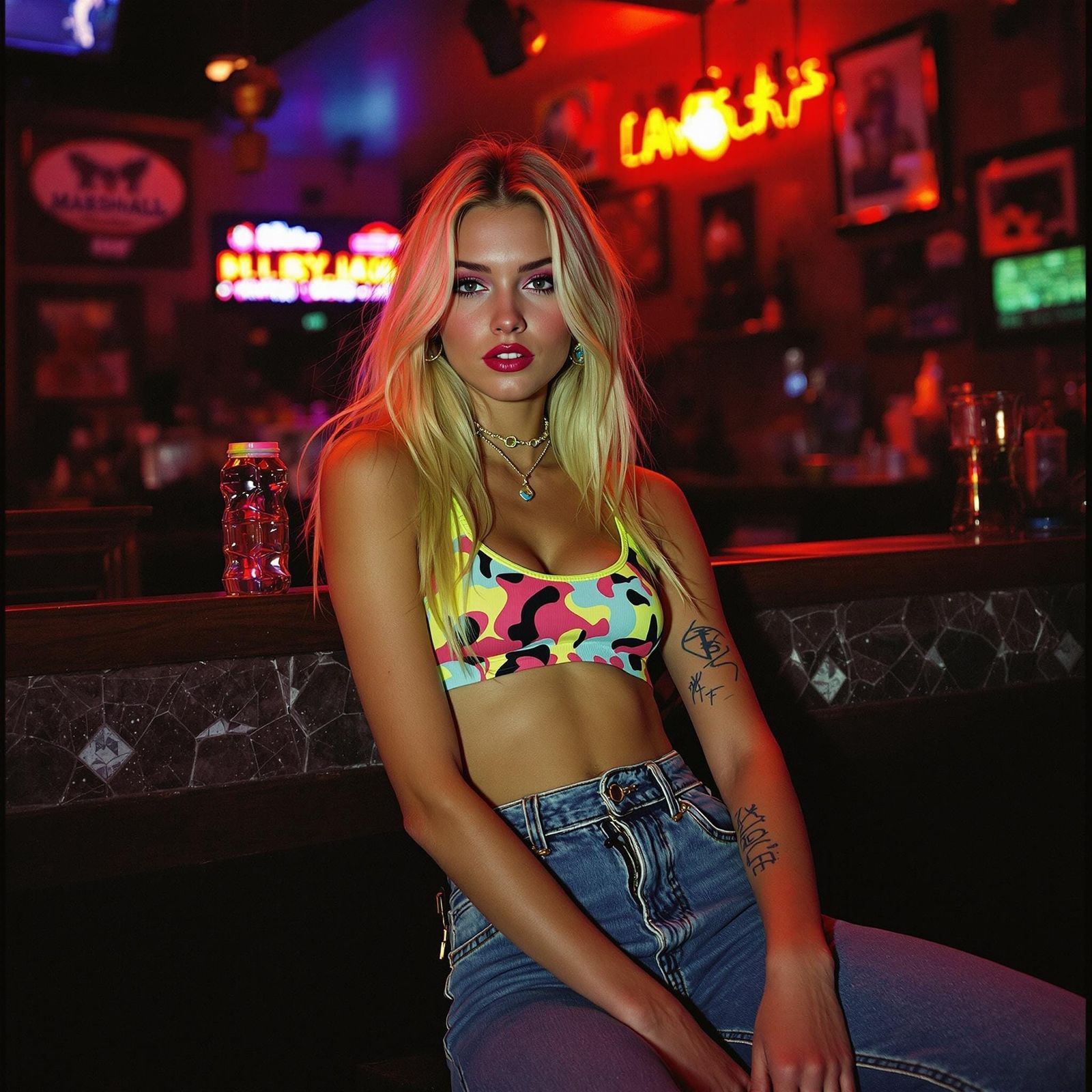 Neon Dreams in 80's Inspired West Virginia