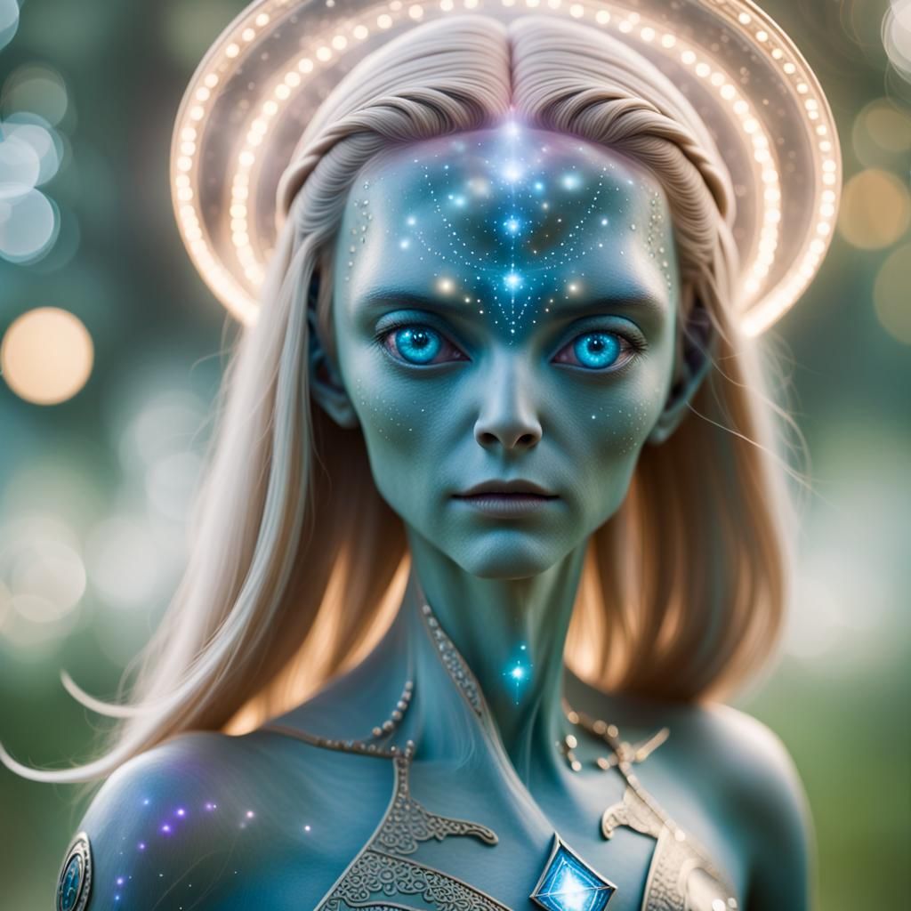 Pleiadian Nordic Alien: Professional Photography