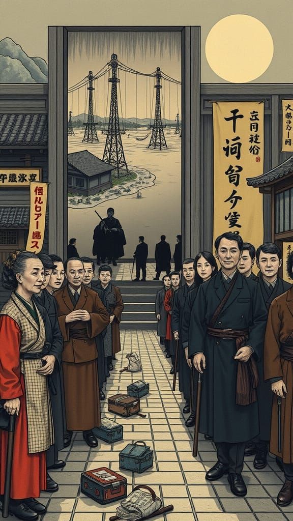 Feudal Japan Great Depression: Ukiyo-e Style