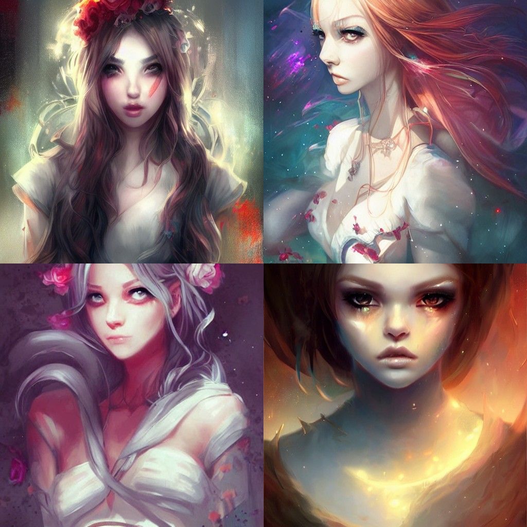 Dreamlike Figure in Vibrant Digital Painting