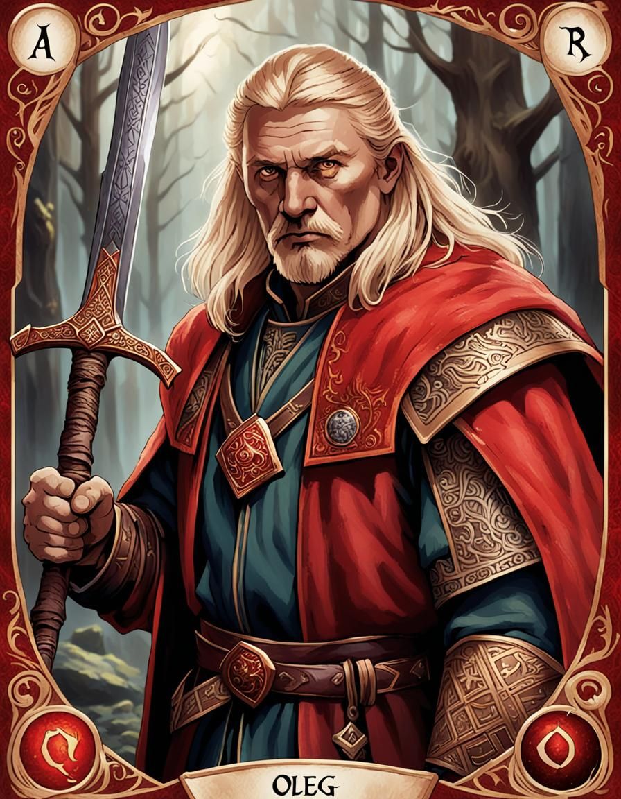 Tarot Card: Prophetic Oleg, Master of Magic