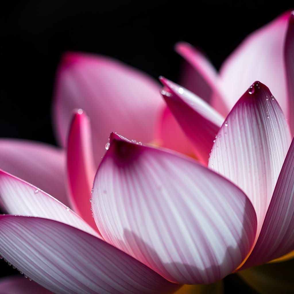 Elegant Lotus Flower in Close-Up