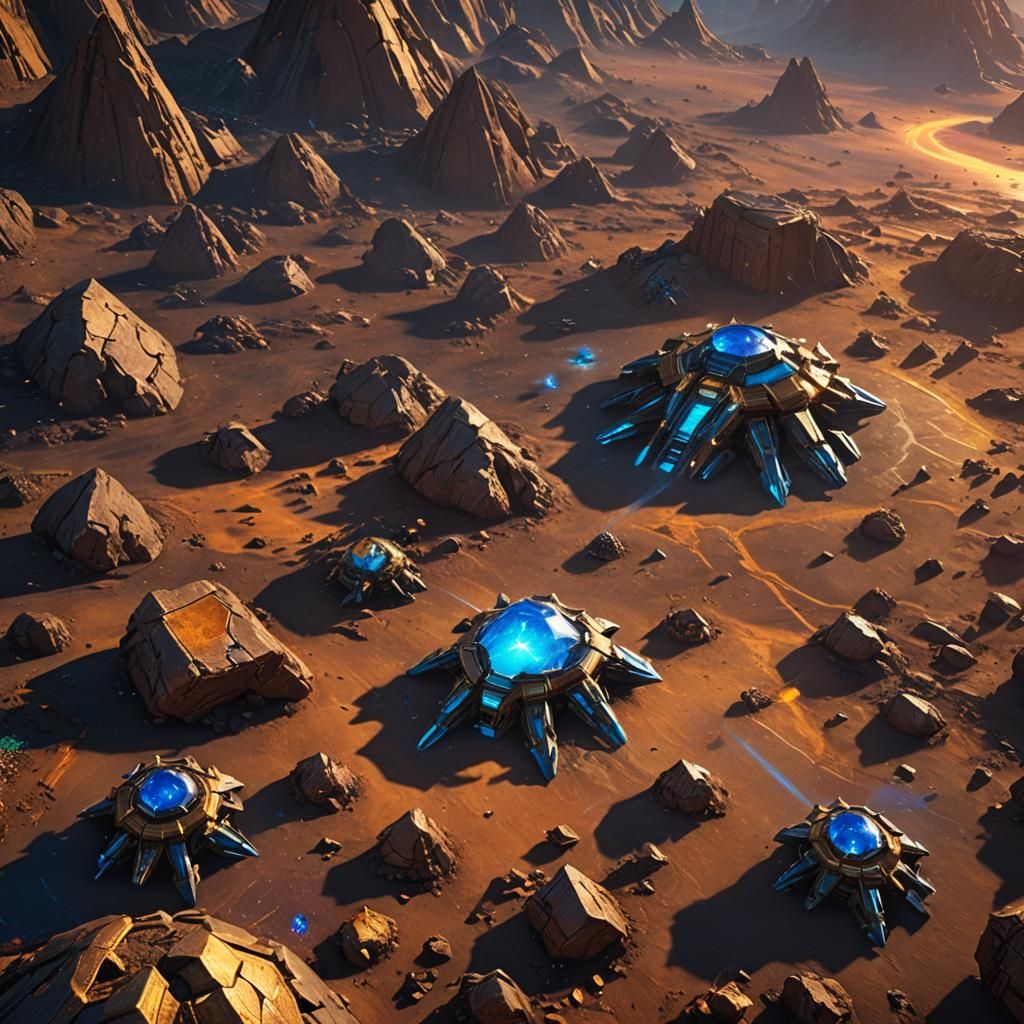 Protoss cannon towers