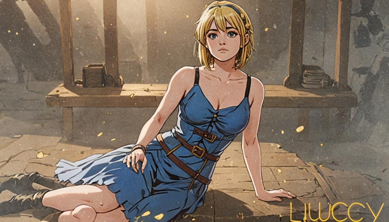 Lucy Heartfilia as Manga Anime Scan