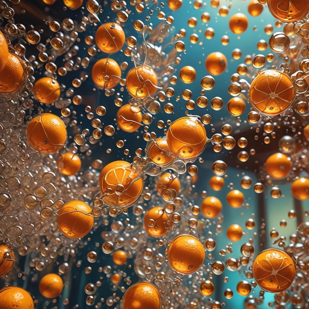 Oranges in Sunkist Soda: Surreal Macro Photography