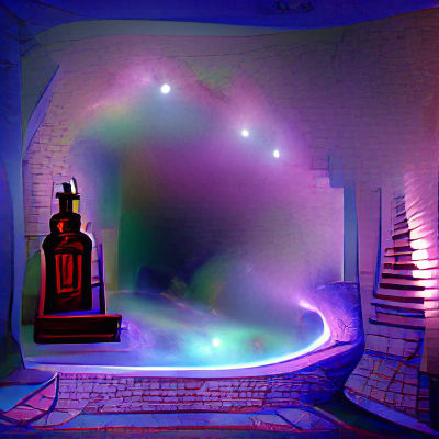 Enchanted Alchemist's Laboratory of Mystical Wonders