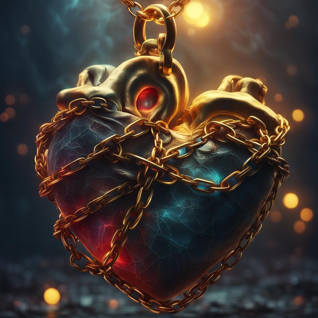 Heart Bound: Fantasy Chains in Cinematic Style