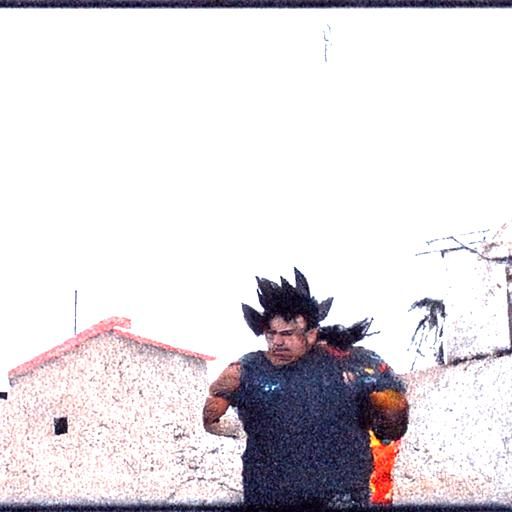 Realistic Mexican Goku in 8K 3D