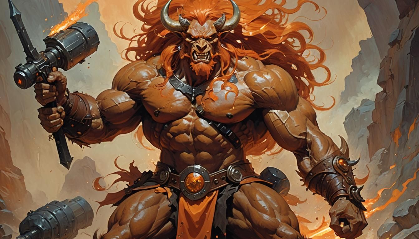 Fantasy Centaur Warrior with Laser Cannon