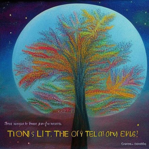 Surreal Light Beams Against Starry Backdrop