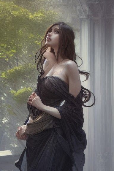 Detailed Portrait in Dynamic Lighting, Trending Art