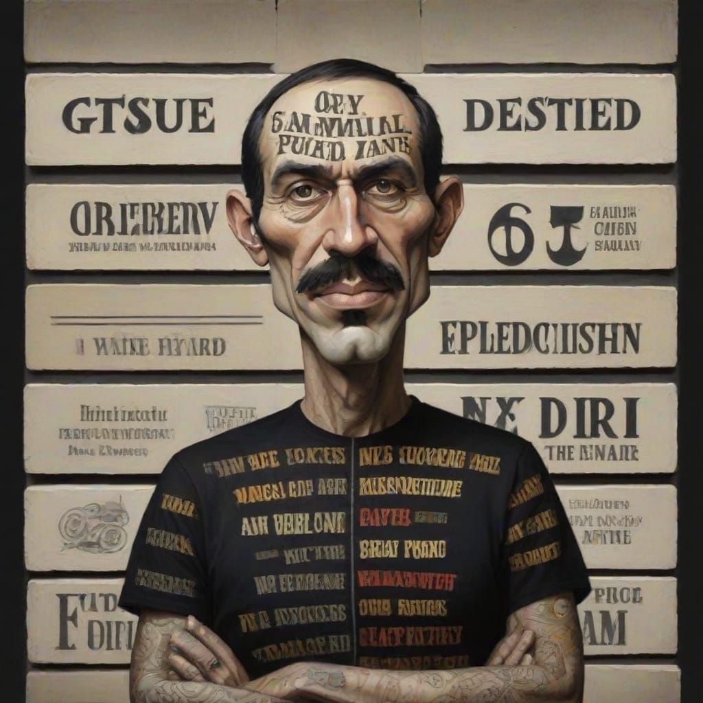 Bio-Surreal Caricatures in Contrasting Block Painting