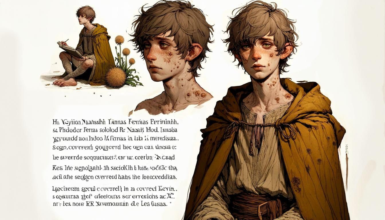 Gwydion: Dandelion Cultist in Ragged Robes