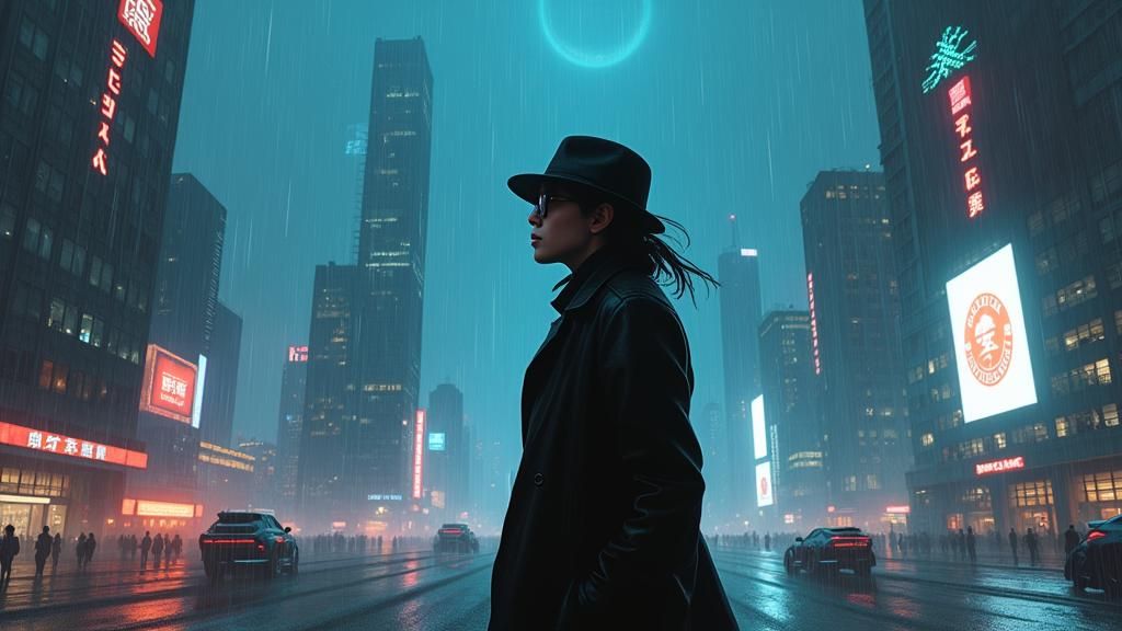 Neon Cityscape: Cyberpunk 2049 Inspired Future