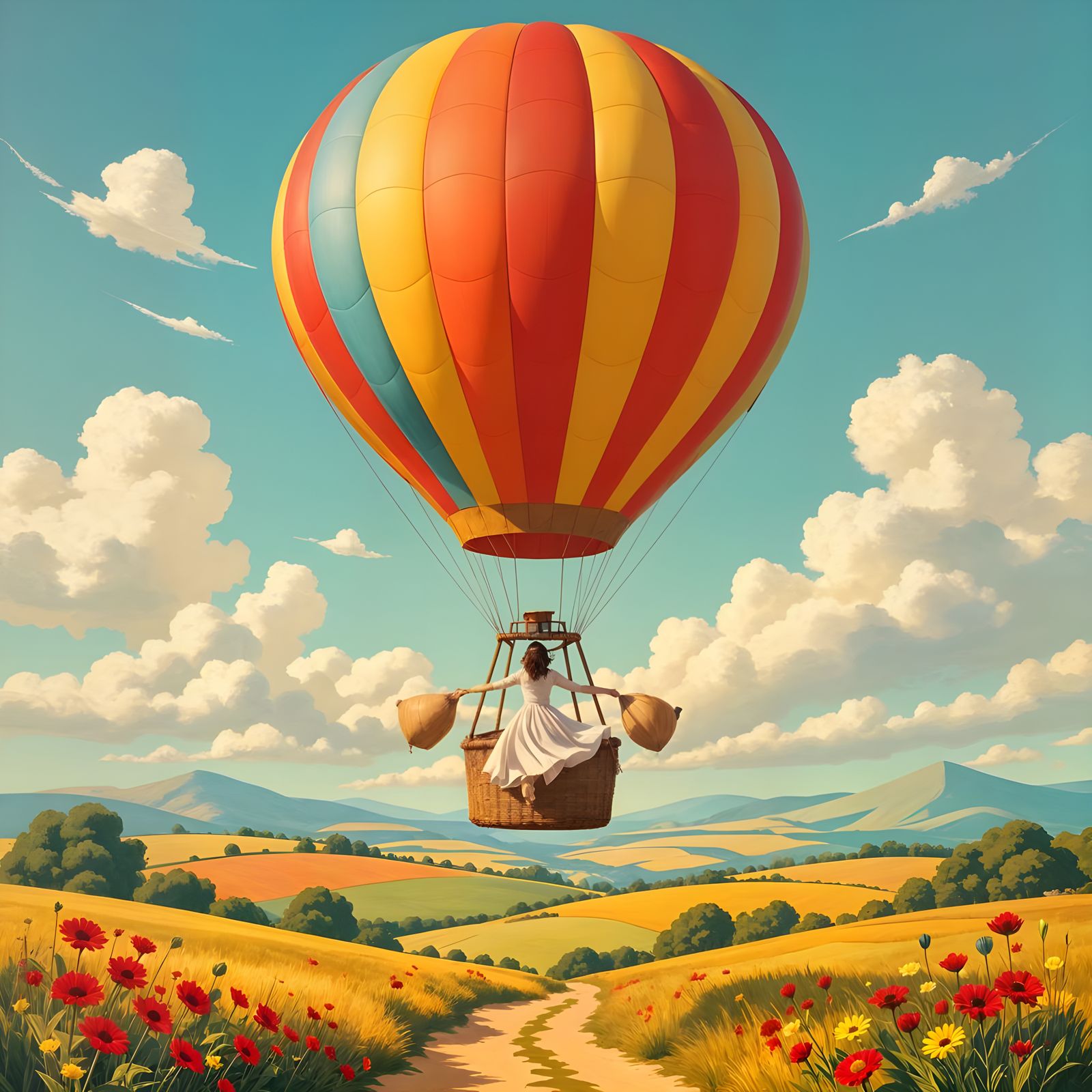 Fantasy Hot Air Balloon Flight of Freedom