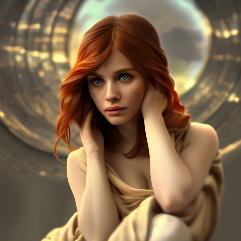 Ethereal Portraits of Actresses in Digital Art Style