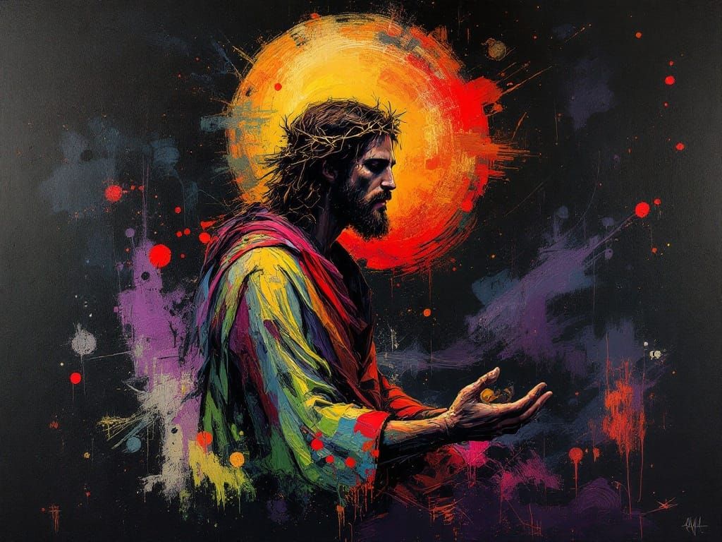 Jesus Christ in the desert