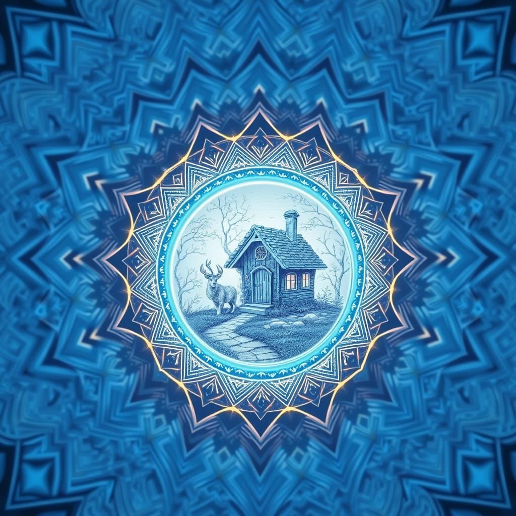 Blue Portal Reveals Animal Crossing Cottage