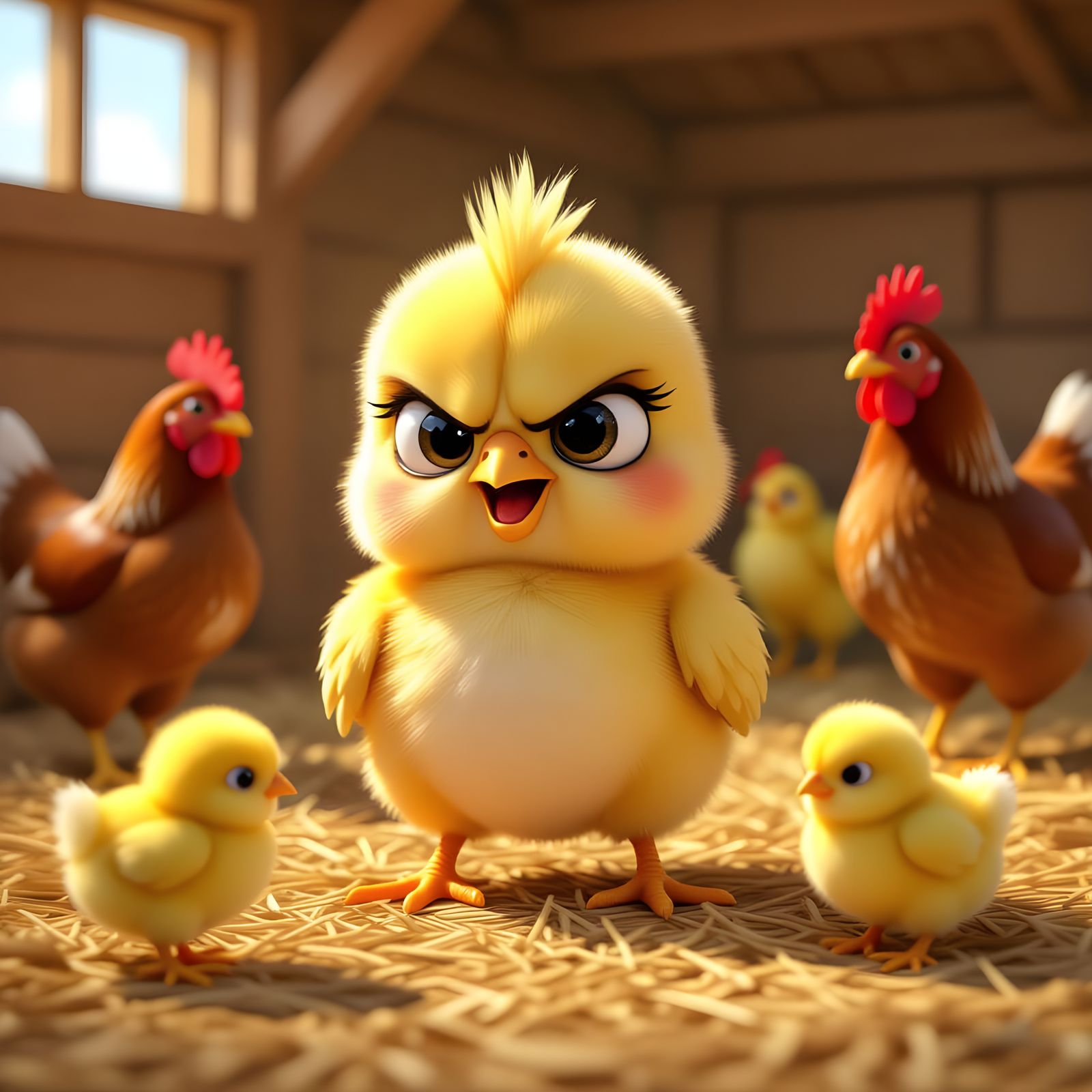 Grumpy Cause He's a Big Baby