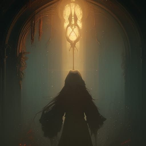 Death Personified: Dark Fantasy Art in 8K