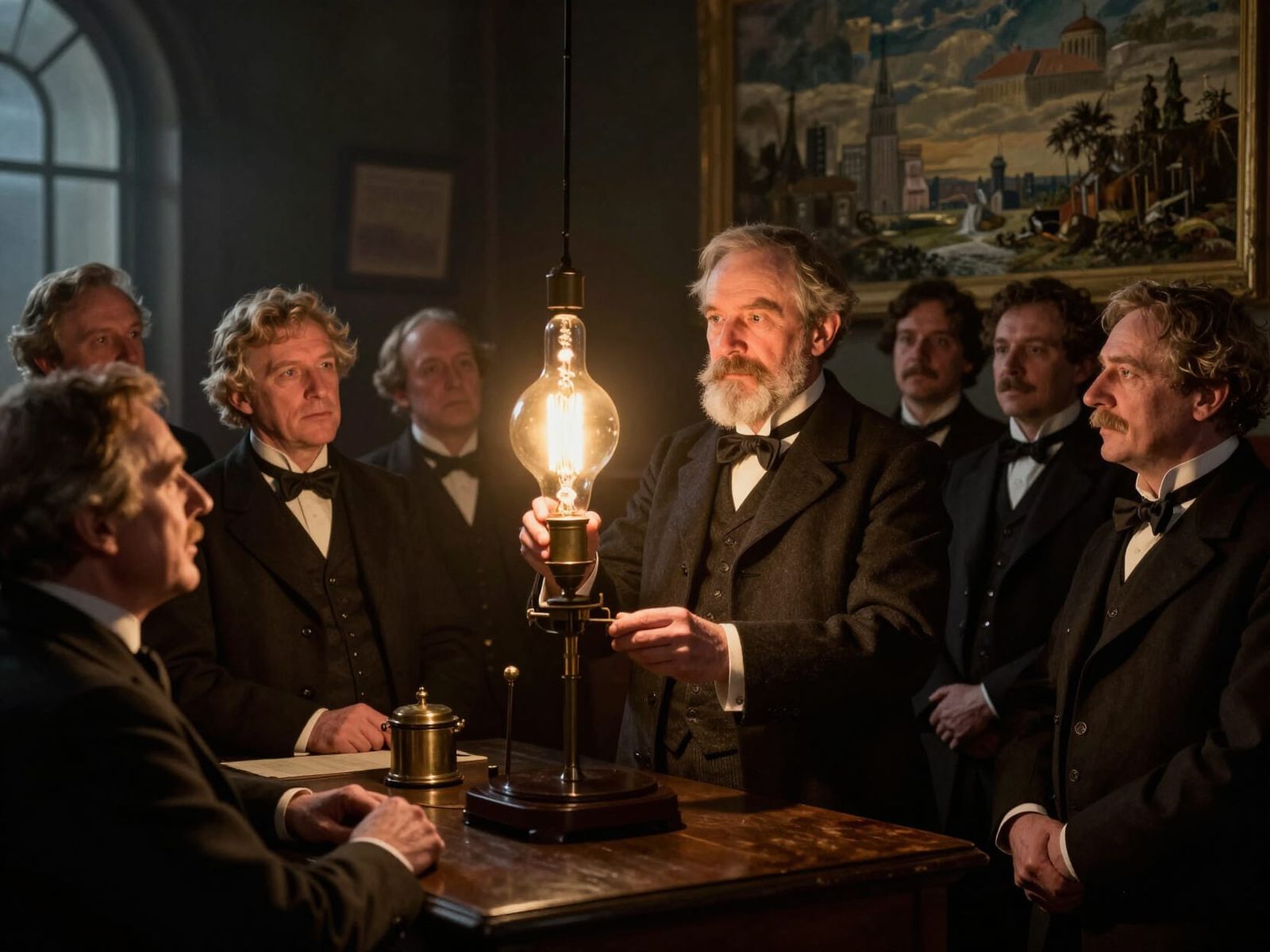 Edison Receives Patent for Incandescent Lamp in Dramatic Chi...