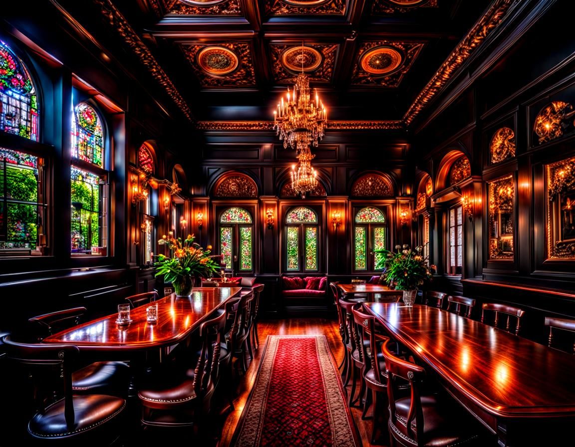 Picturesque, Quaint, Radiant Scene in Hyperrealistic HDR