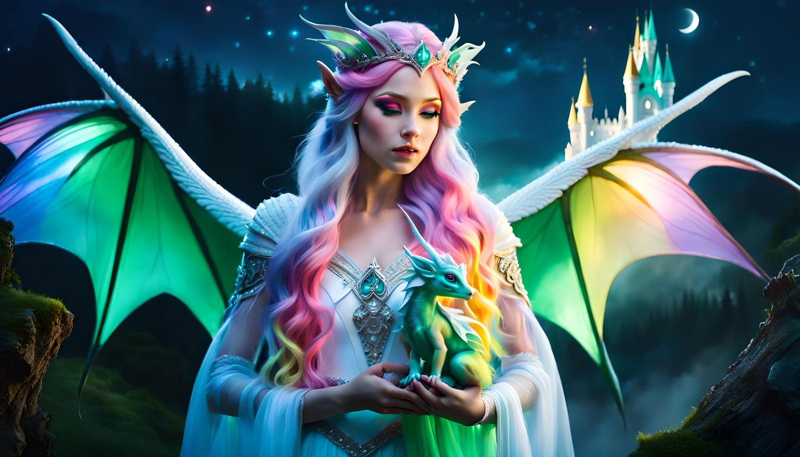 Lady Fereya with Baby Firlax the Great, by Lord Elboron