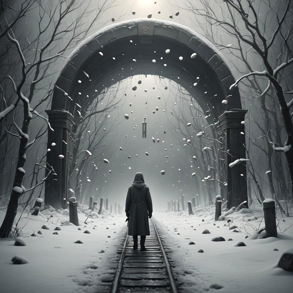 Cinematic Knockin' On Heaven's Door in Semenov Style