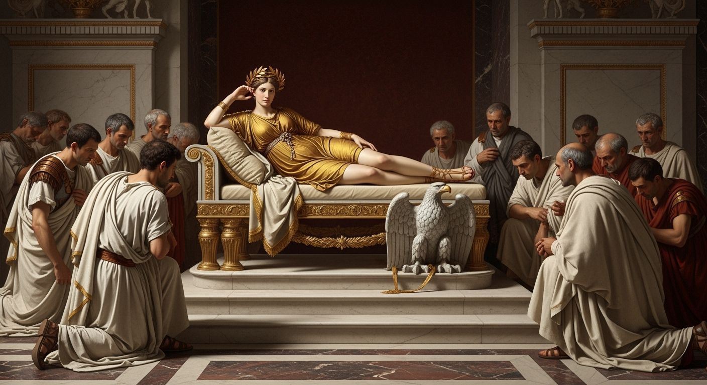 Empress Messalina in Lavish Ancient Rome Palace