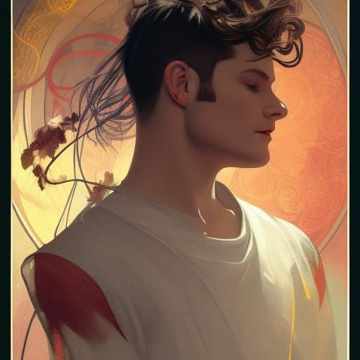 God of Music and Arts: Hyperdetailed Concept Art