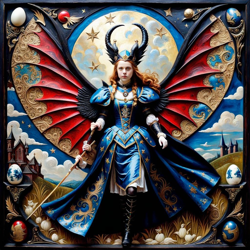 Decoupage Alice In Wonderland