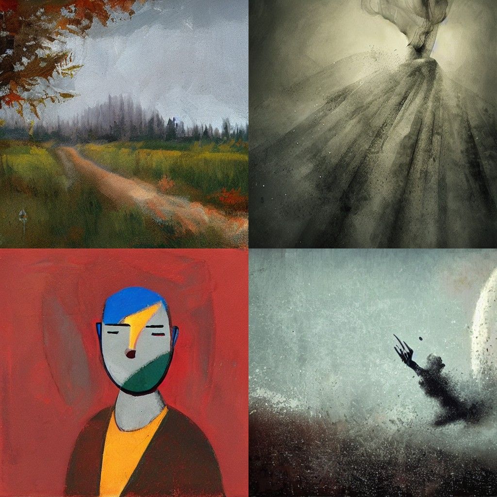 Abstract Character in Geometric Style