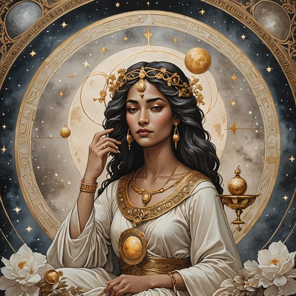 Ethereal Libra Moon Woman