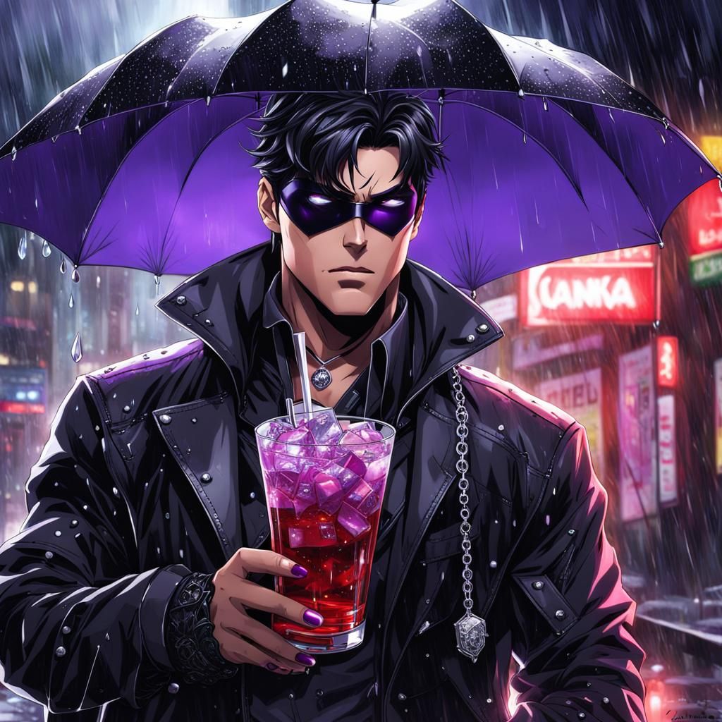 Hyperrealistic Jason Todd with Jewelry in Anime Style