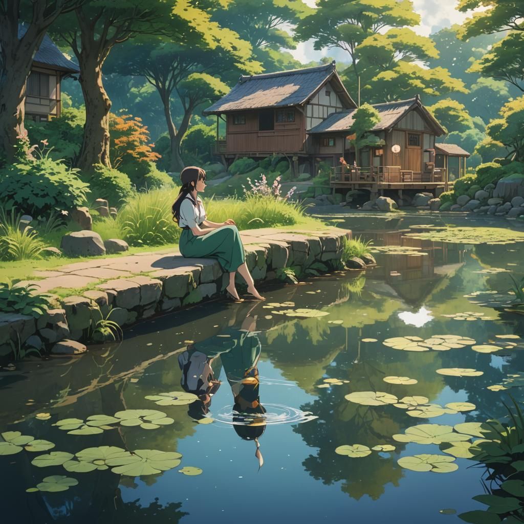 Mermaid and Village Girl: Anime Key Visual