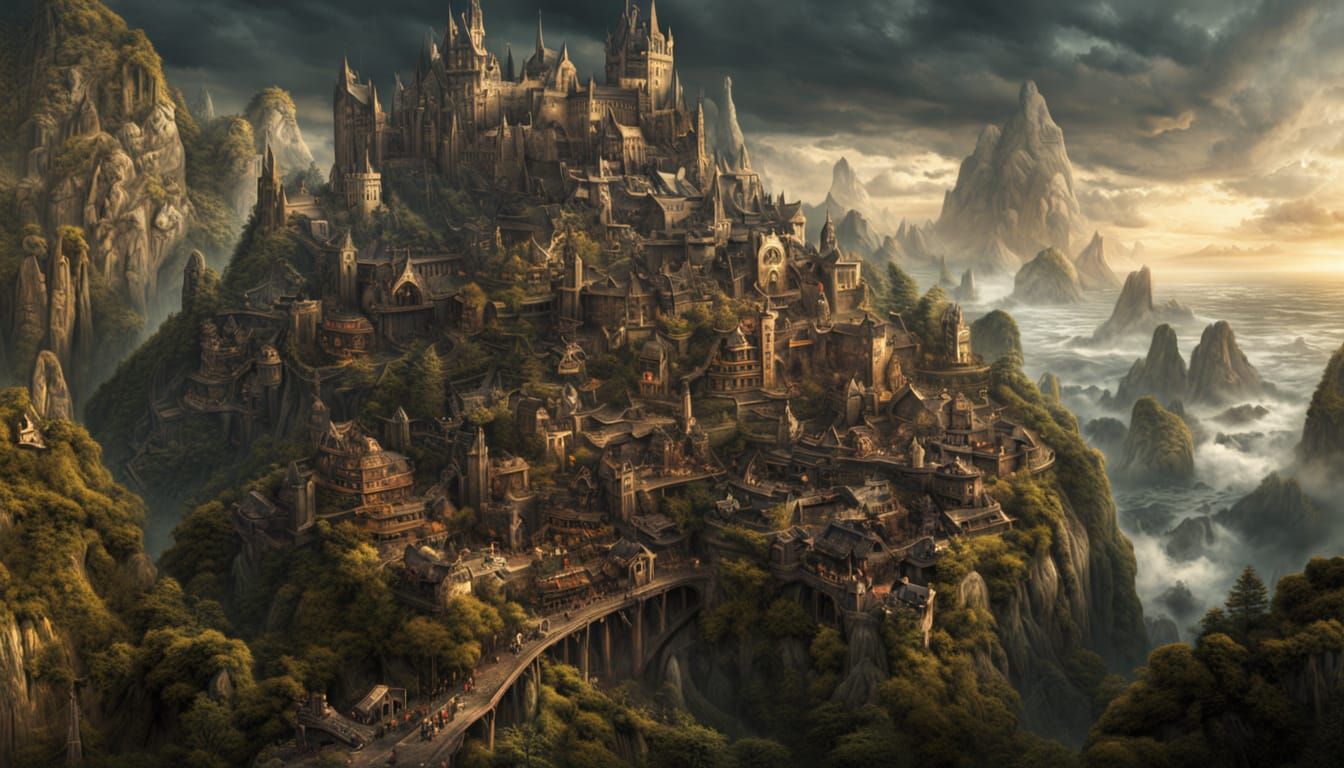 Epic Einstein World: Digital Matte Painting