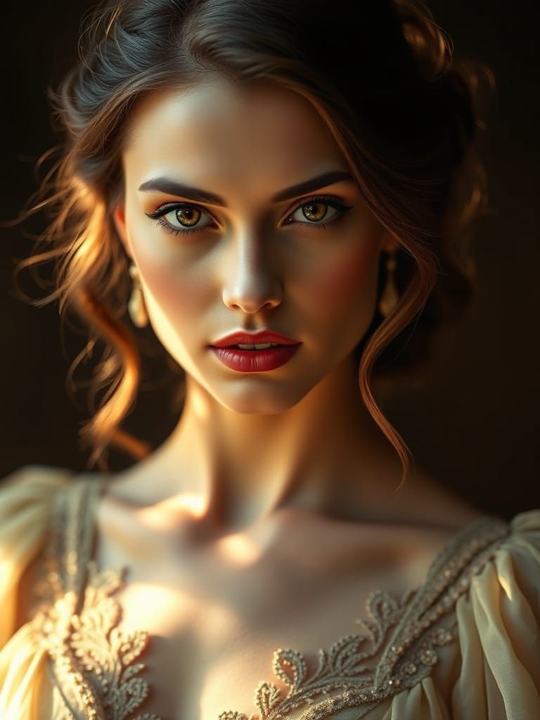 Ethereal Beauty in Golden Light