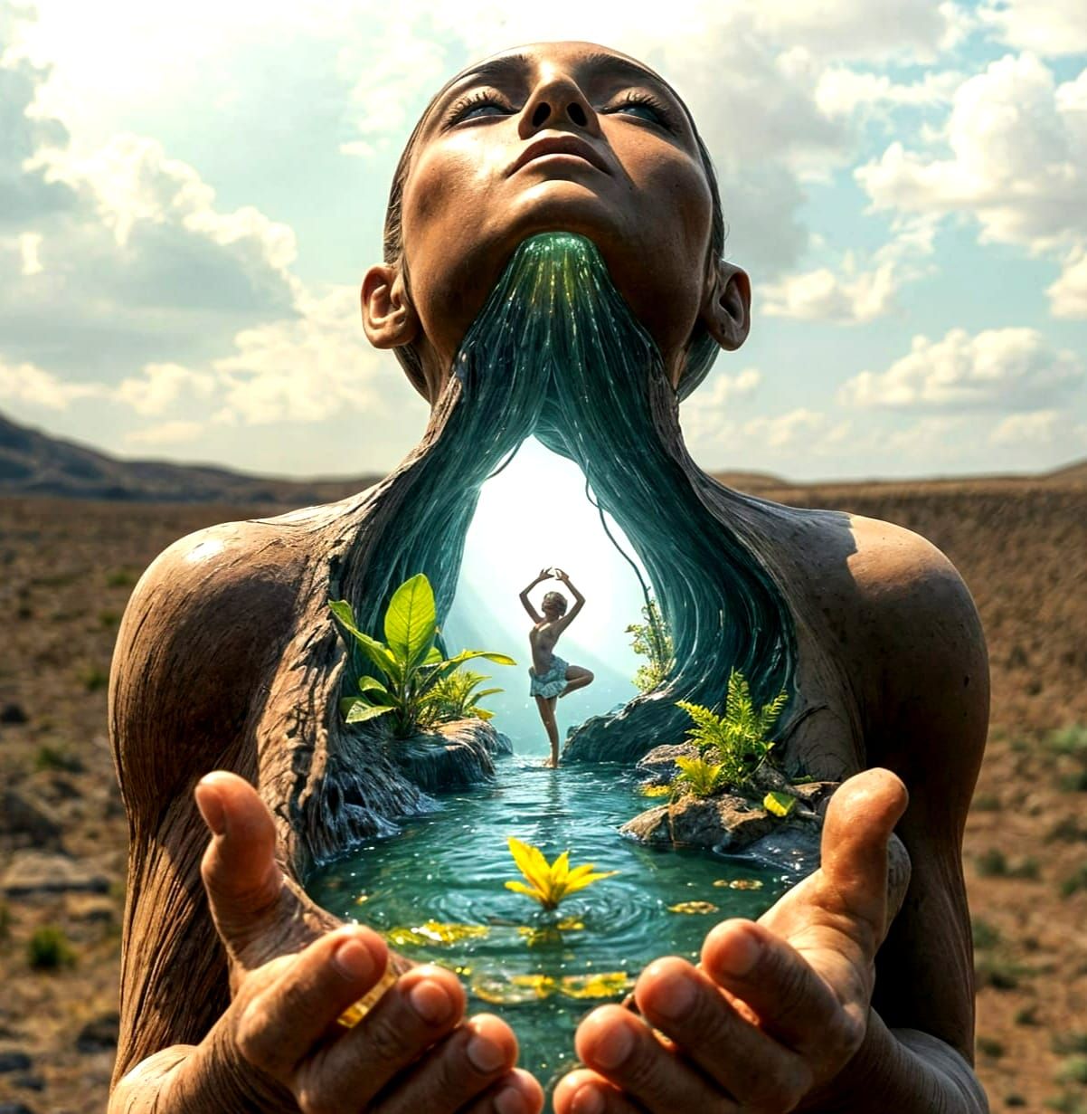 Surreal Oasis: Inner Freedom and Enlightenment