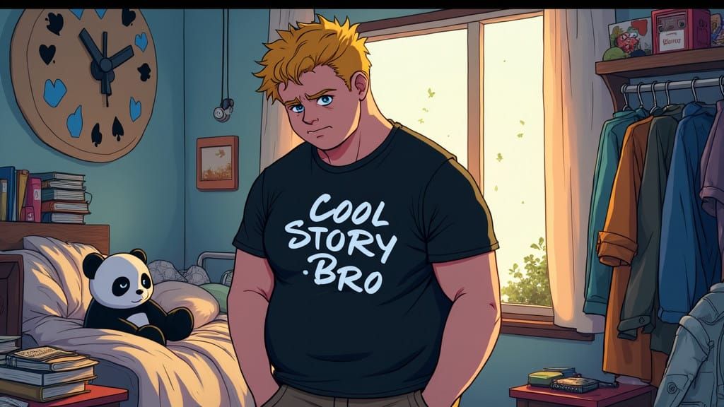 Melancholic Gentleman Lost in Thought