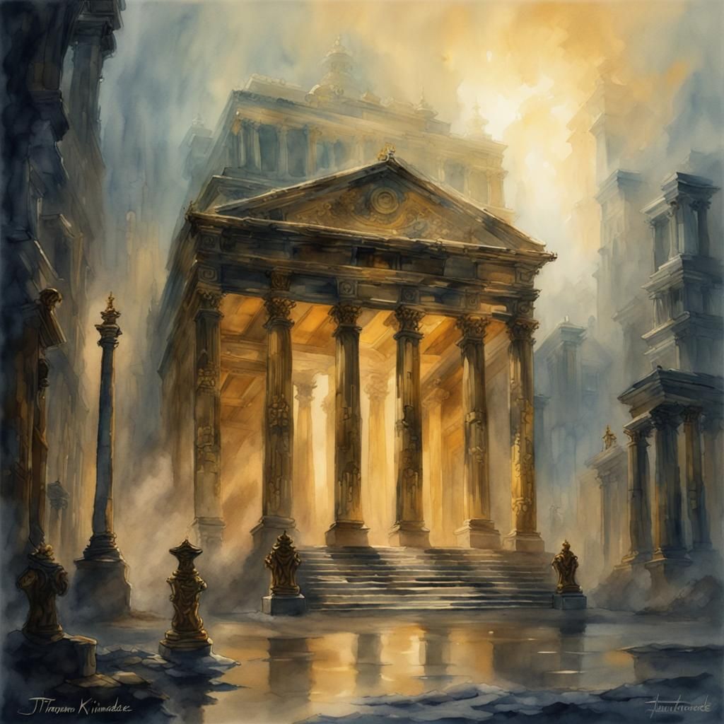 The Greek temple of Ares, never asleep...