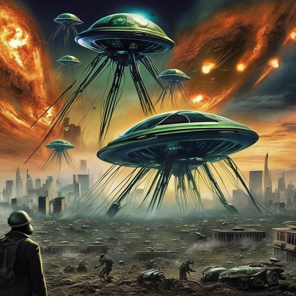 Futuristic War of the Worlds Concept