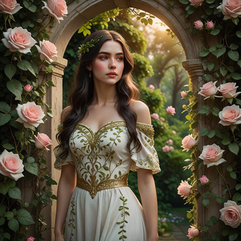 Ethereal Fantasy Portrait in Soft Focus