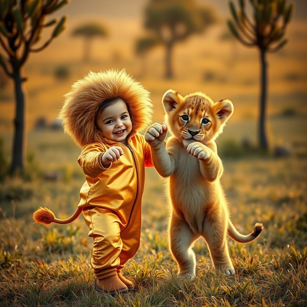 The lion king and queen