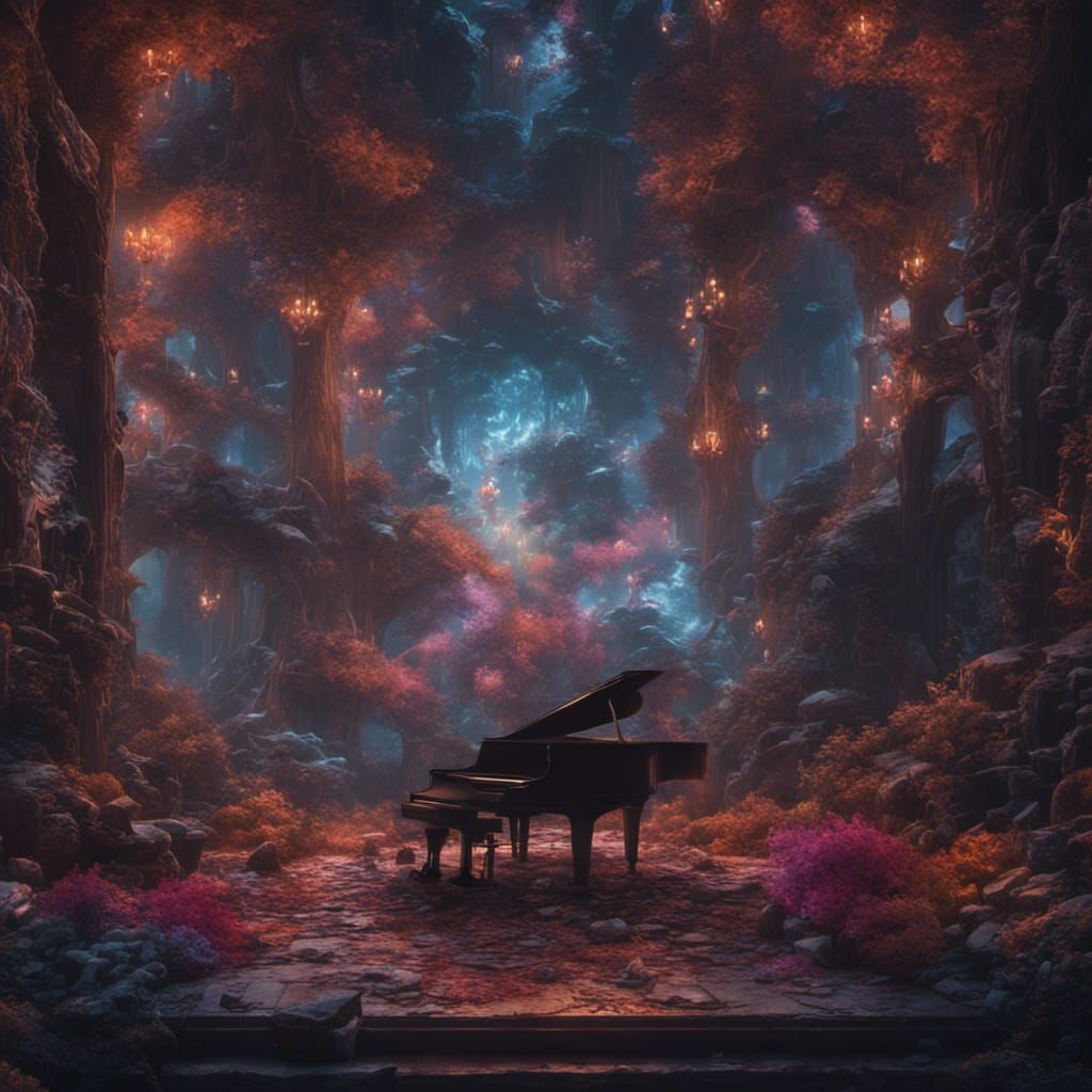 Visual Synesthesia: Deep Color Fantasy Concept Art