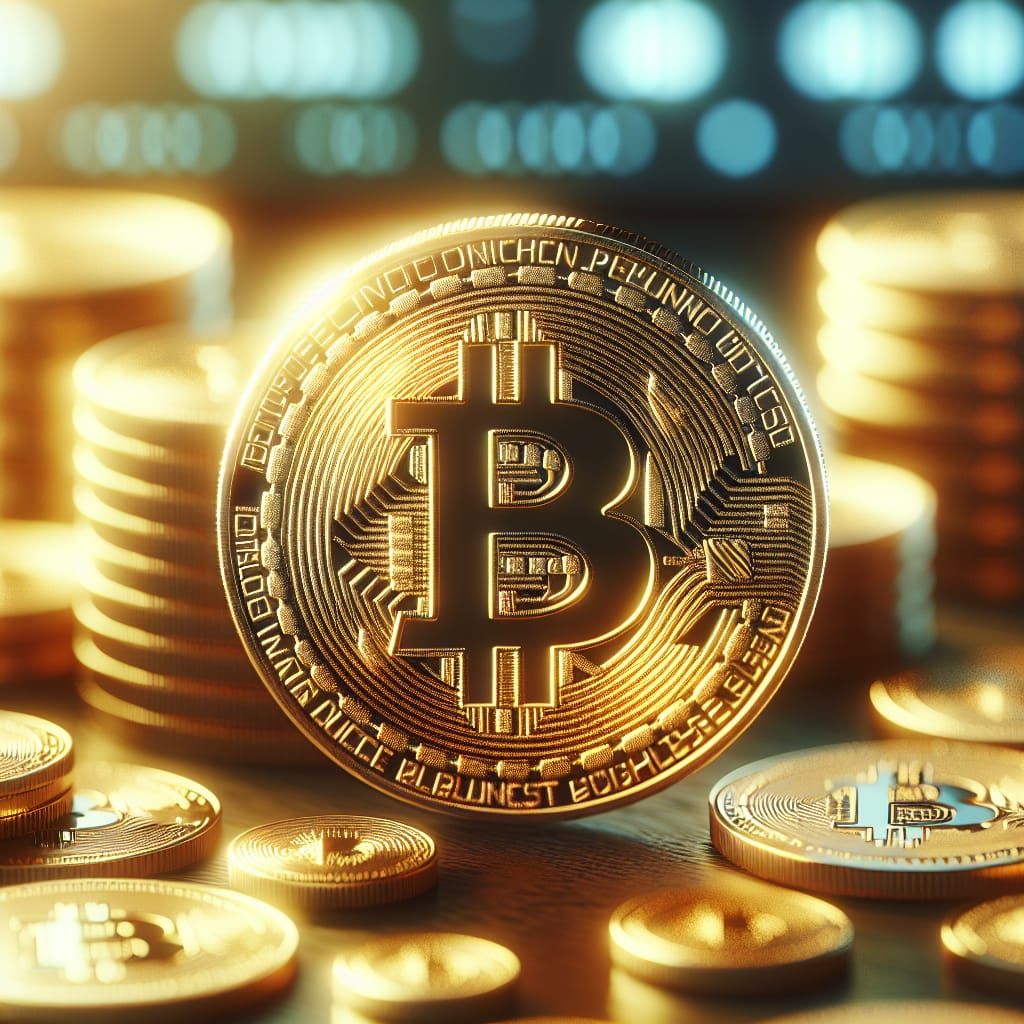 Bitcoin Virtual Money Concept: Professional Photography