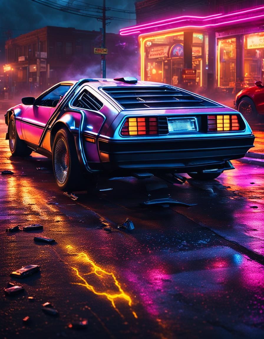 Back to the Future Cyberpunk
