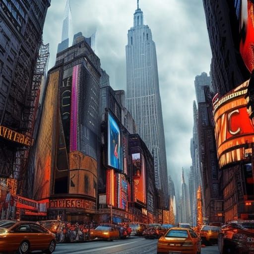 Epic Cinematic New York Digital Matte Painting